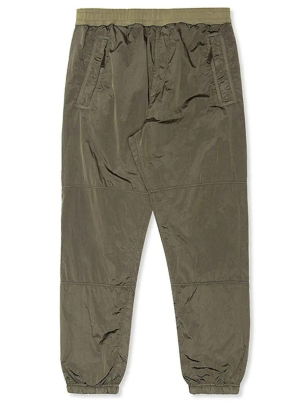 Stone Island Nylon Metal Pants Olive Green Size Large